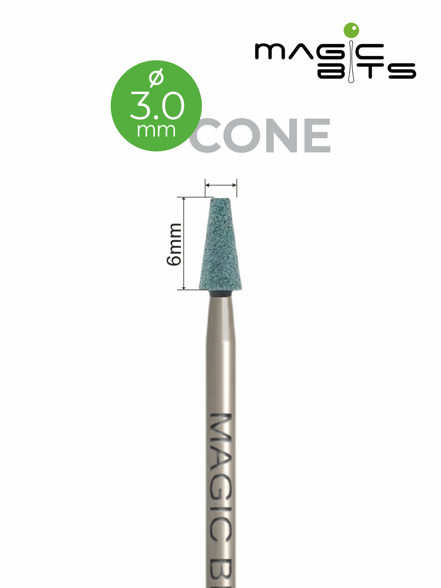 Magic Bits Corundum Cone Small Size (Extra Soft)