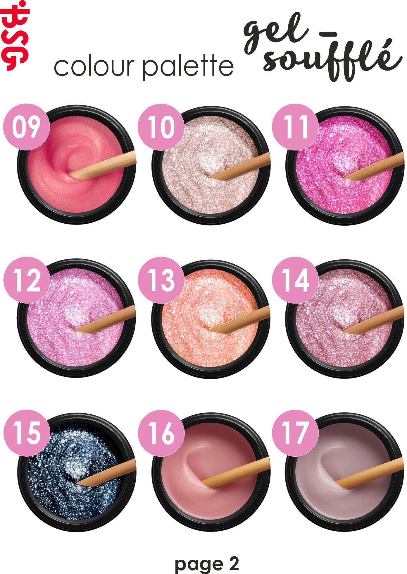 BSG Soufflé Hard Builder Gel #09 (13 g)