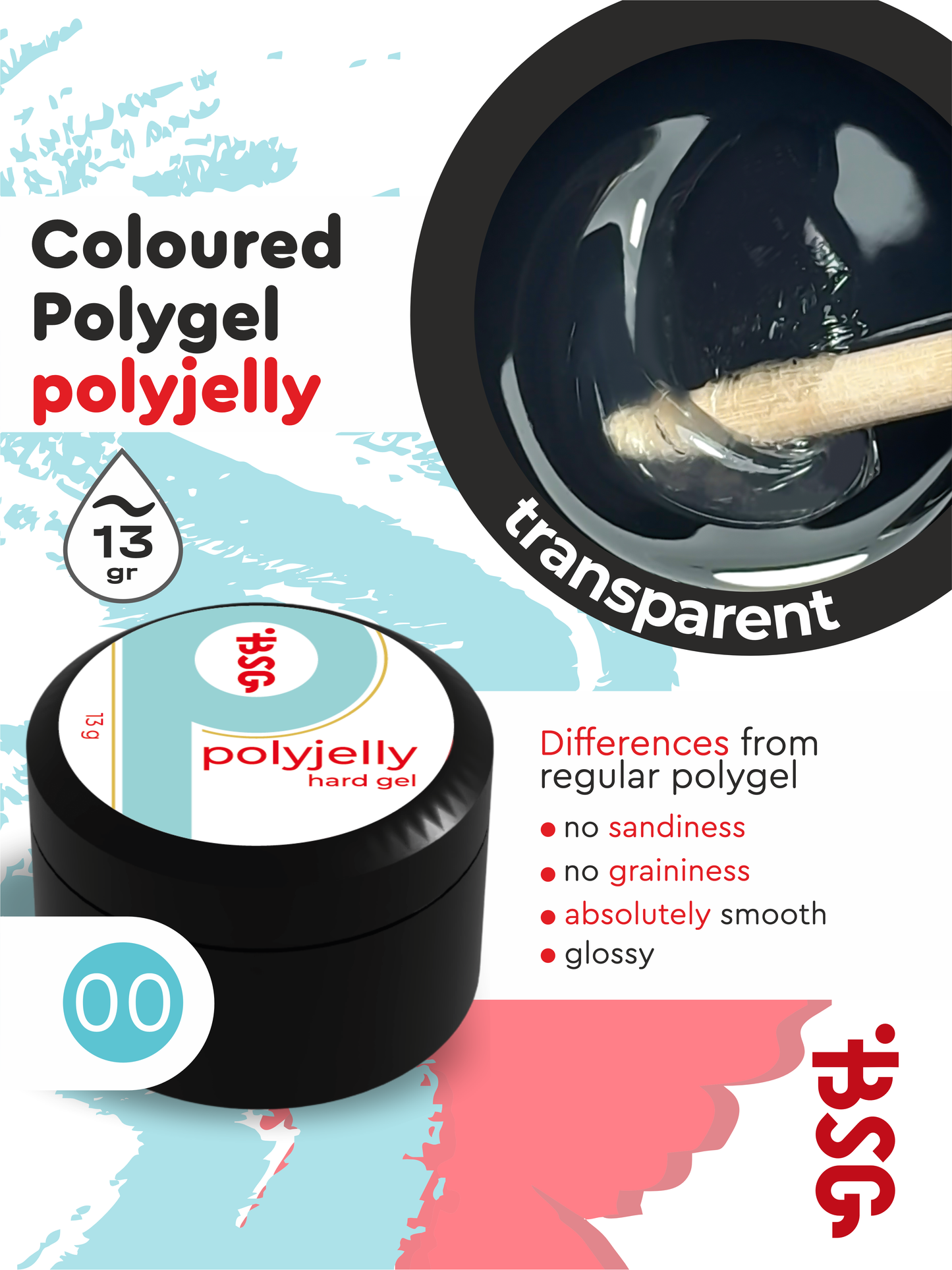 BSG Hard builder gel POLYJELLY #00 (13 g)