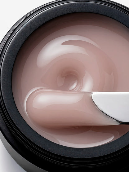 BSG Hard gel for extensions Konfityur #02 LOW VISCOSITY - Natural pink, translucent (13 g)