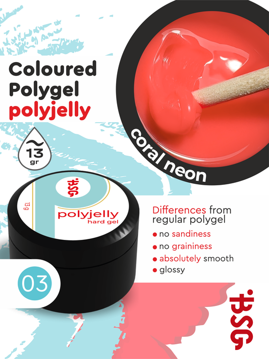 BSG Hard builder gel POLYJELLY #03 (13 g)