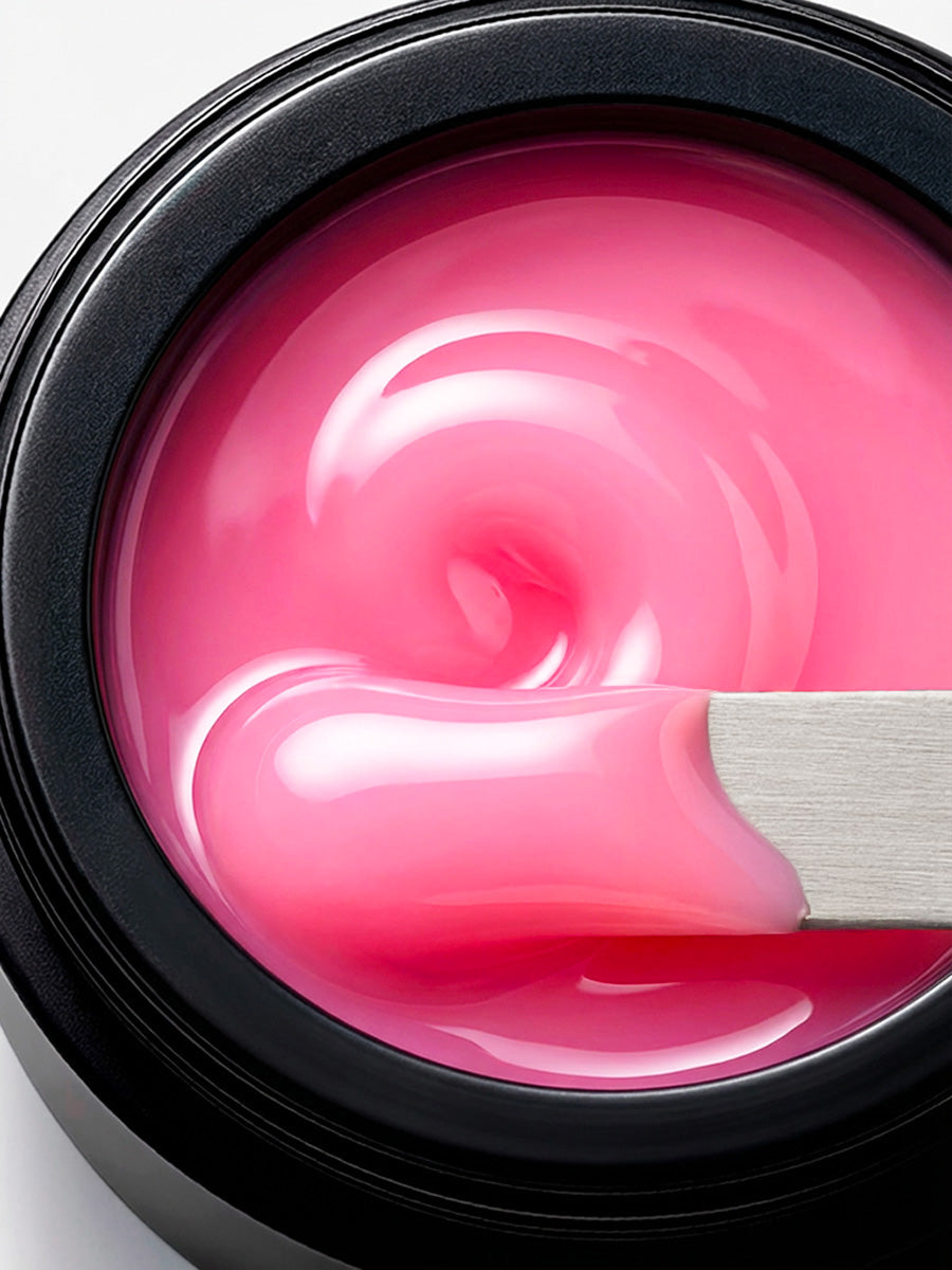 BSG Hard gel for extensions Konfityur #06 LOW VISCOSITY - Hot pink (13 g)