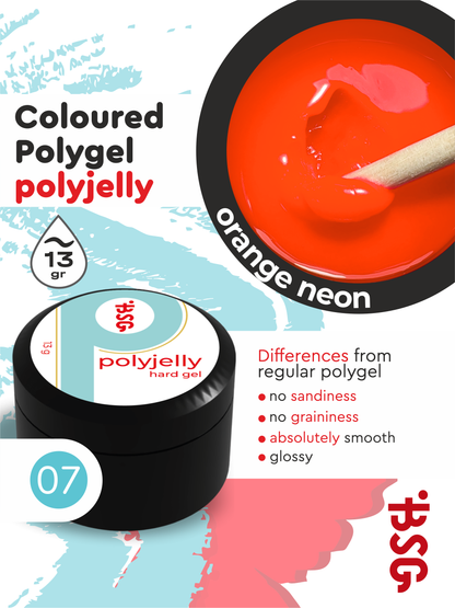 BSG Hard builder gel POLYJELLY #07 (13 g)