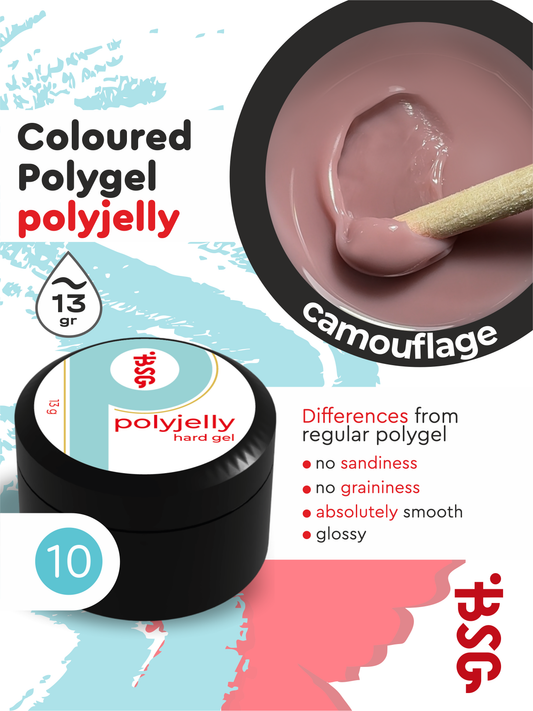 BSG Hard builder gel POLYJELLY #10 (13 g)