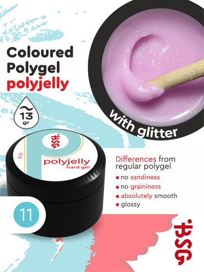 BSG Hard builder gel POLYJELLY #11 (13 g)
