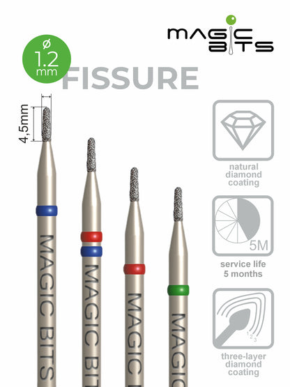 Magic Bits Diamond Shot Fissure D=1,2 mm