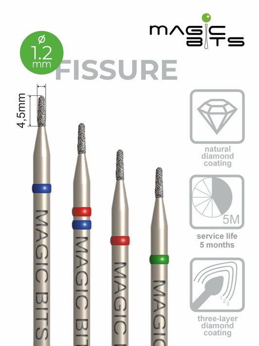 Magic Bits Diamond Shot Fissure D=1,2 mm