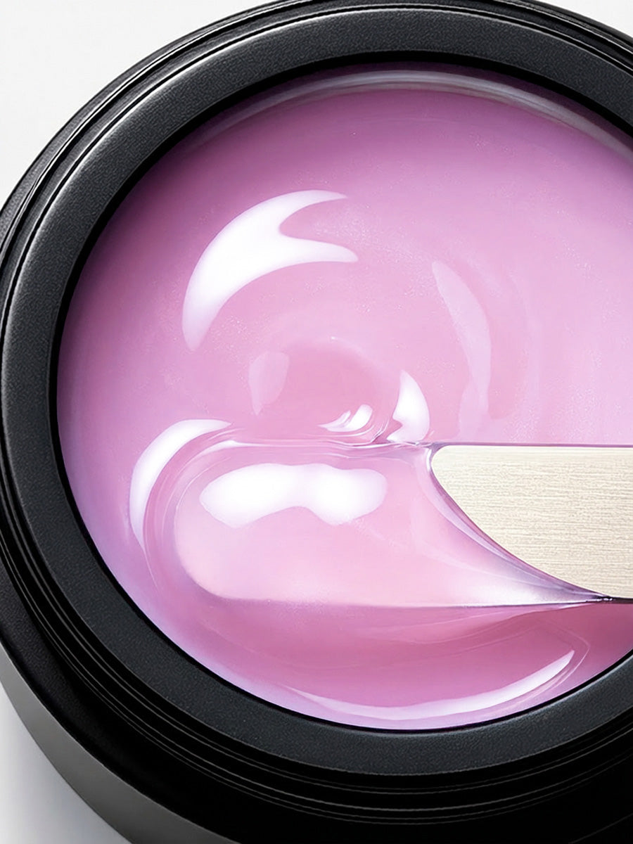 BSG Hard gel for extensions Konfityur ¹12 LOW VISCOSITY - Weightless transparent pink (13 g)