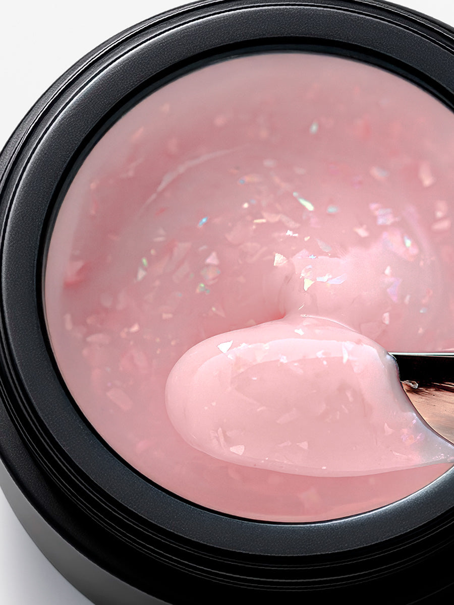 BSG Hard gel for extensions Konfityur ¹135 LOW VISCOSITY - Summer Sundresses collection (13 g)