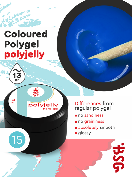 BSG Hard builder gel POLYJELLY #15 (13 g)