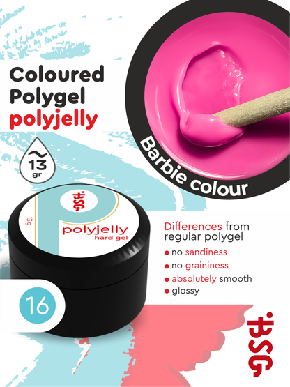 BSG Hard builder gel POLYJELLY #16 (13 g)