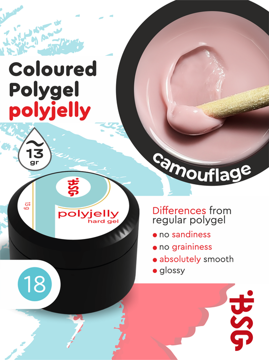 BSG Hard builder gel POLYJELLY #18 (13 g)