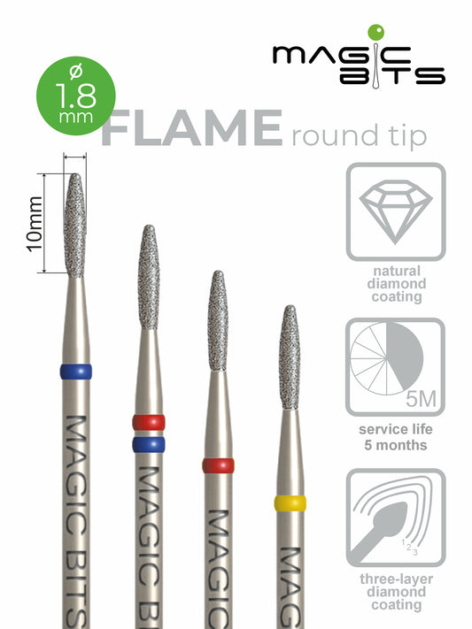 Grain de riz diamanté Magic Bits D=1,8 mm