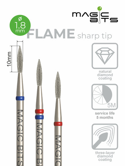 Magic Bits Diamond Flame D=1,8 mm