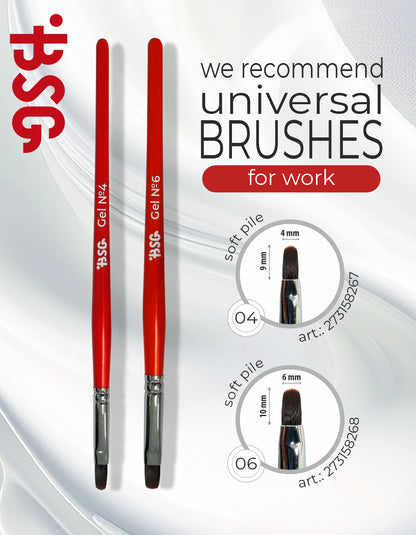 BSG Hard gel for extensions Konfityur #07 LOW VISCOSITY - Pink pearl (13 g)