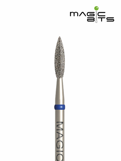 Puntas mágicas de diamante en forma de llama D=2,1 mm