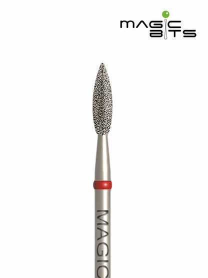 Puntas mágicas de diamante en forma de llama D=2,3 mm