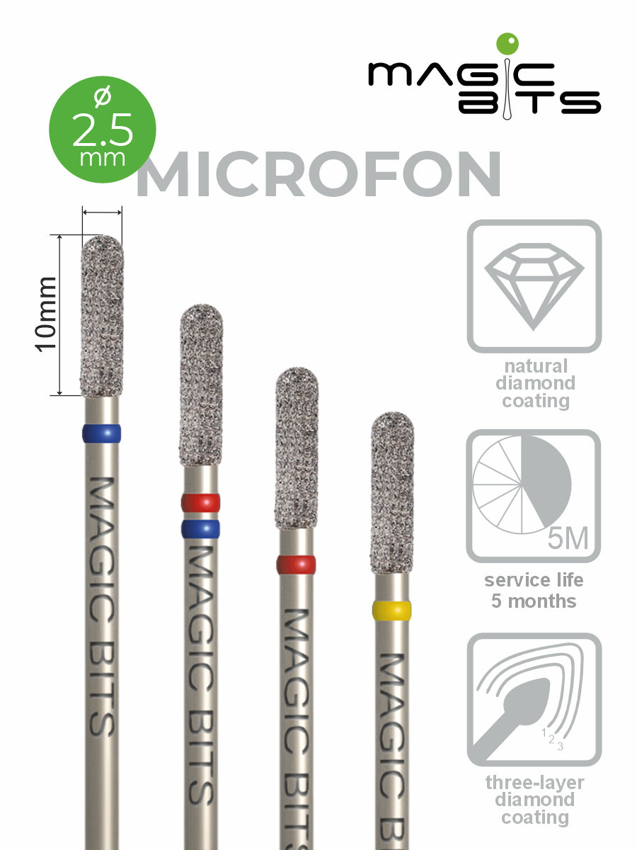 Micrófono de diamante Magic Bits D=2,5 mm