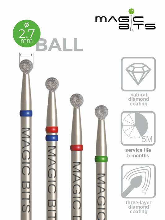 Puntas mágicas de diamante D=2,7 mm
