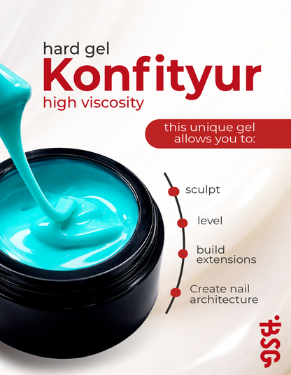 BSG Hard gel for building Konfityur #39 HIGH VISCOSITY (13 g)