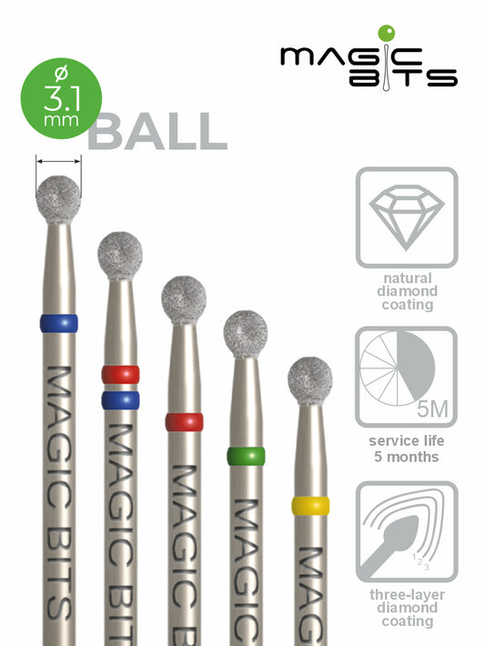 Puntas mágicas de diamante D=3,1 mm