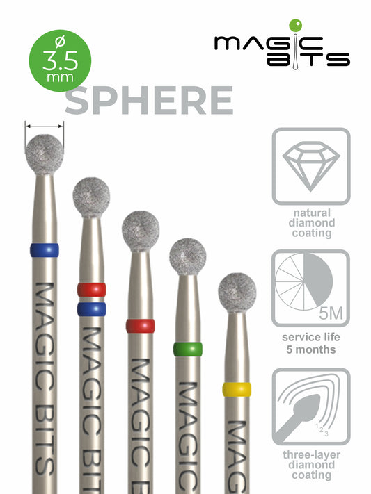 Boule diamantée Magic Bits D=3,5 mm