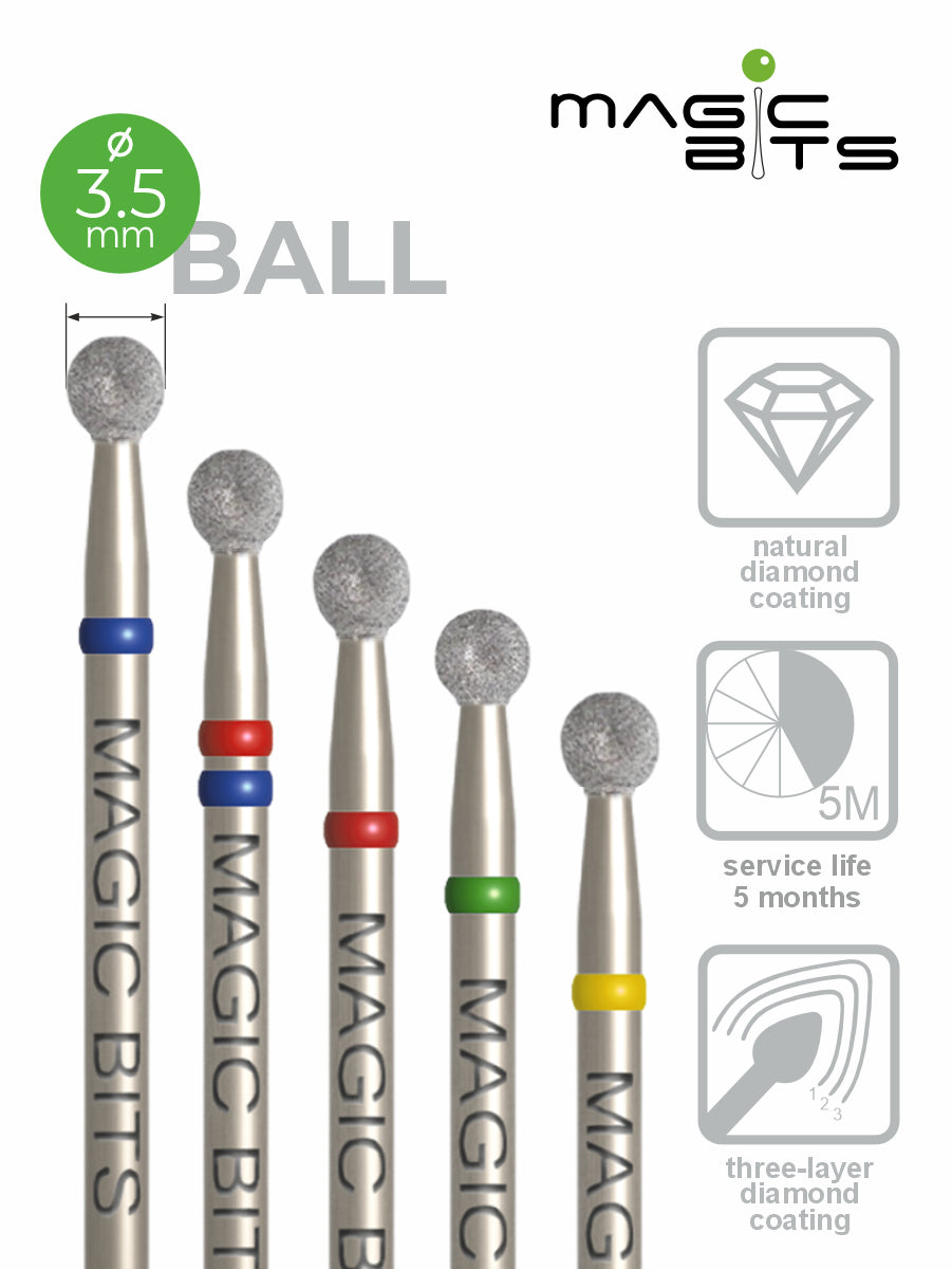 Puntas mágicas de diamante D=3,5 mm