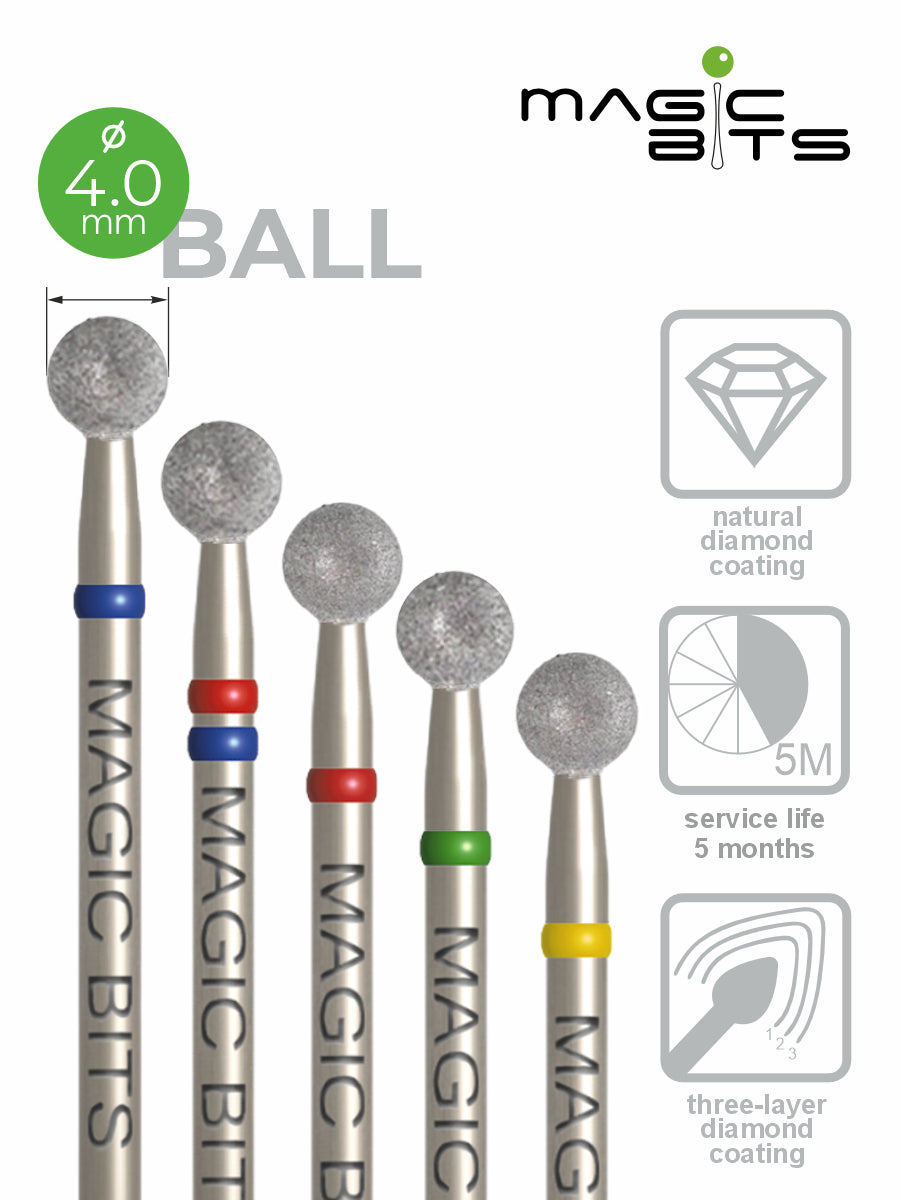 Puntas mágicas de diamante D=4,0 mm