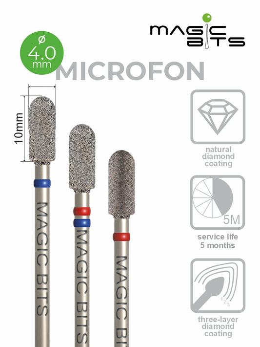 Micrófono de diamante Magic Bits D=4,0 mm