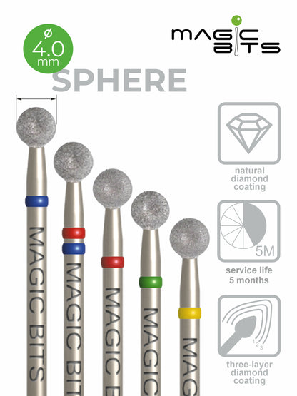 Puntas mágicas de diamante D=4,0 mm