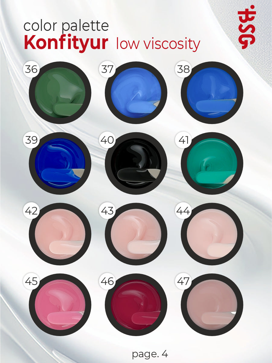 BSG Hard gel for extensions Konfityur #07 LOW VISCOSITY - Pink pearl (13 g)