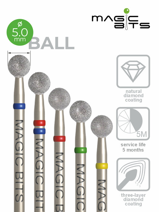 Puntas mágicas de diamante D=5,0 mm