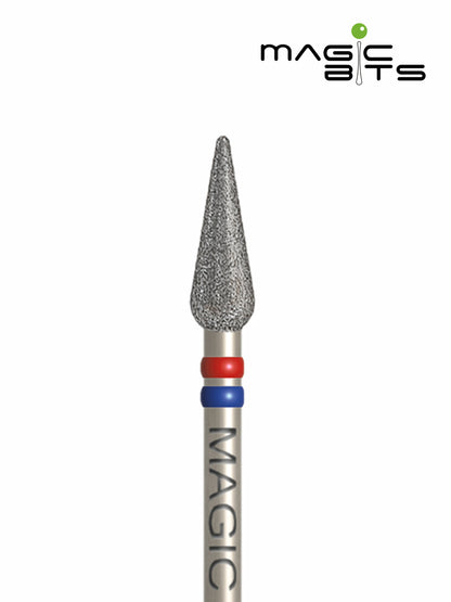 Goutte de diamant Magic Bits pour pédicure D=4,0 mm
