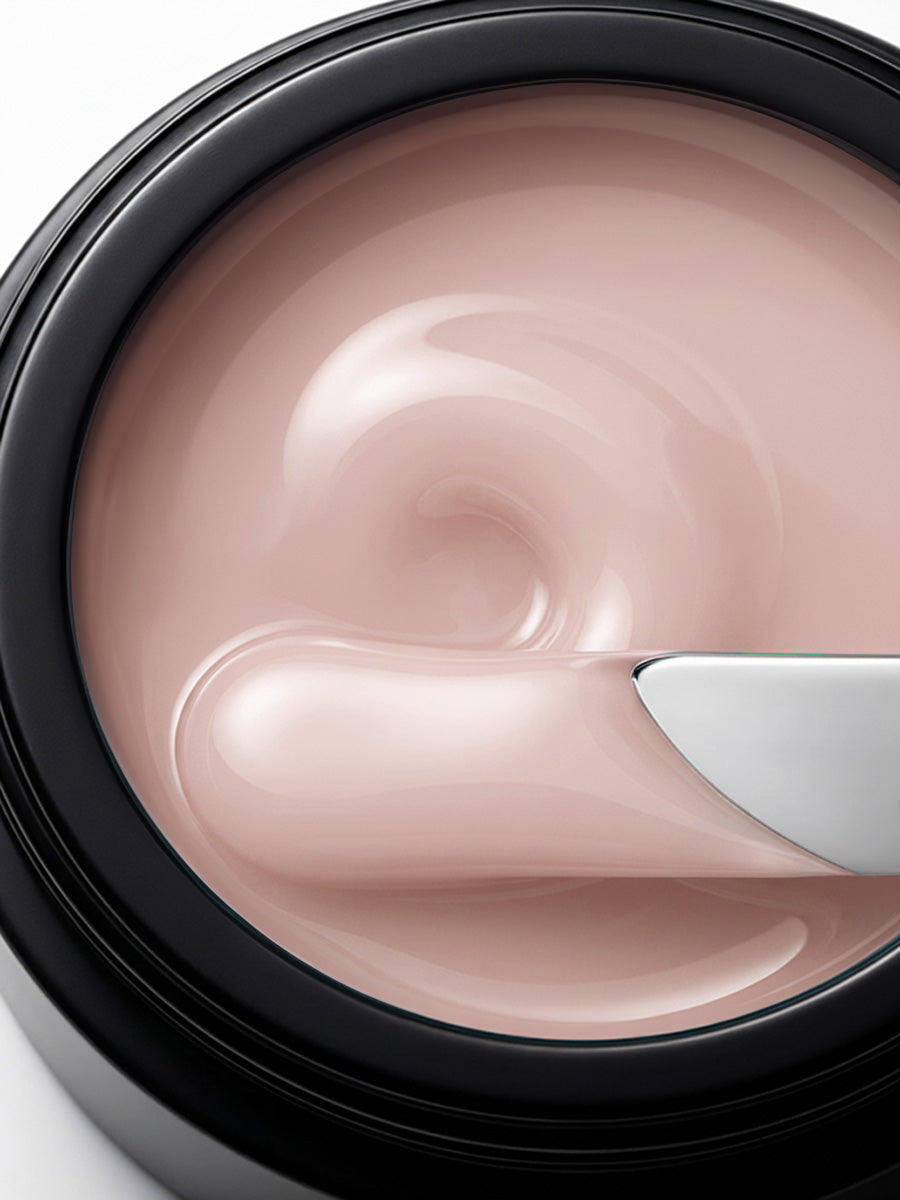 BSG Hard gel for extensions Konfityur ¹77 LOW VISCOSITY - Milky with a pink undertone (13 g)