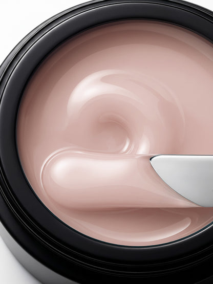 BSG Hard gel for extensions Konfityur ¹77 LOW VISCOSITY - Milky with a pink undertone (13 g)