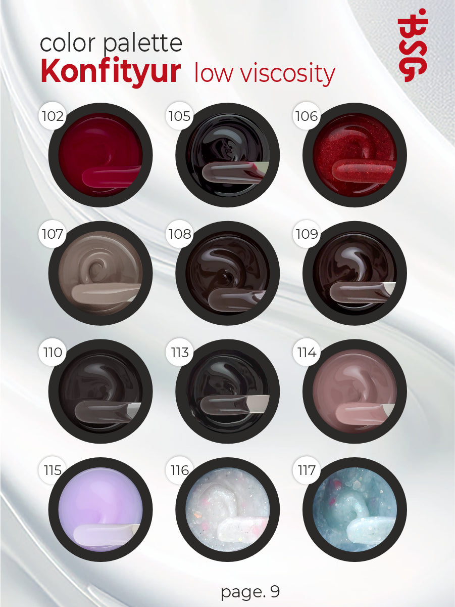 BSG Hard gel for extensions Konfityur #07 LOW VISCOSITY - Pink pearl (13 g)