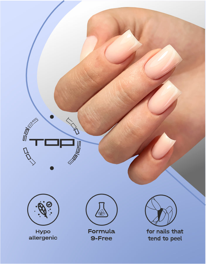 BSG Base elástica de caucho ACRY para uñas con tendencia al desprendimiento del material (20 ml)