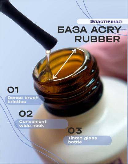 BSG Base elástica de caucho ACRY para uñas con tendencia al desprendimiento del material (20 ml)