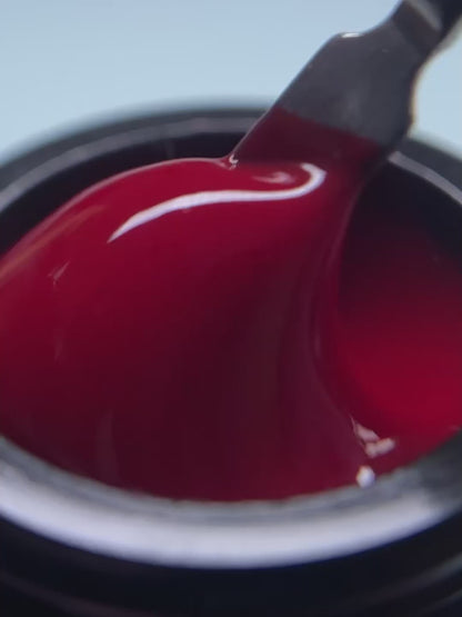 Gel duro BSG para extensiones Konfityur ¹100 BAJA VISCOSIDAD - Rojo burdeos (13 g)