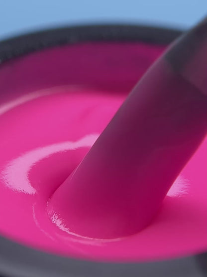 Gel duro BSG para extensiones Konfityur #06 BAJA VISCOSIDAD - Rosa intenso (13 g)