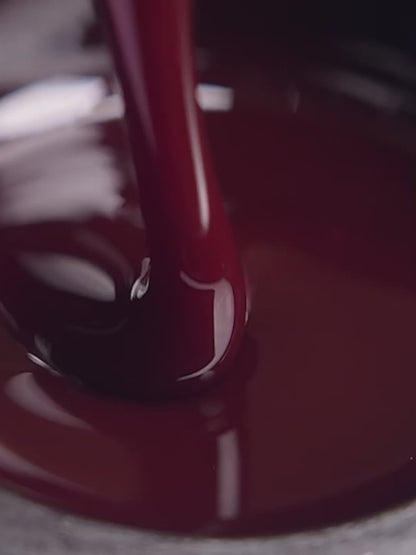 Gel duro BSG para extensiones Konfityur ¹105 BAJA VISCOSIDAD - Caramelo de regaliz con subtono burdeos (13 g)