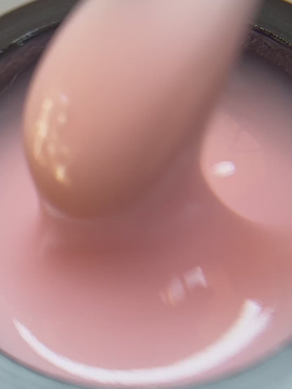 BSG Gel duro para extensiones Konfityur ¹43 BAJA VISCOSIDAD - Tono transparente del camuflaje más delicado con nota de melocotón (13 g)